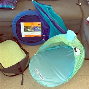 Baby beach essentials